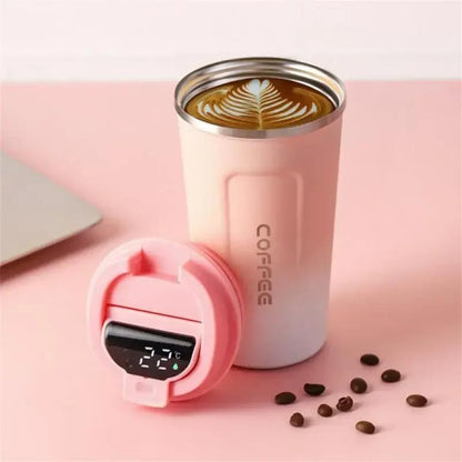 Insulated travel coffee mug