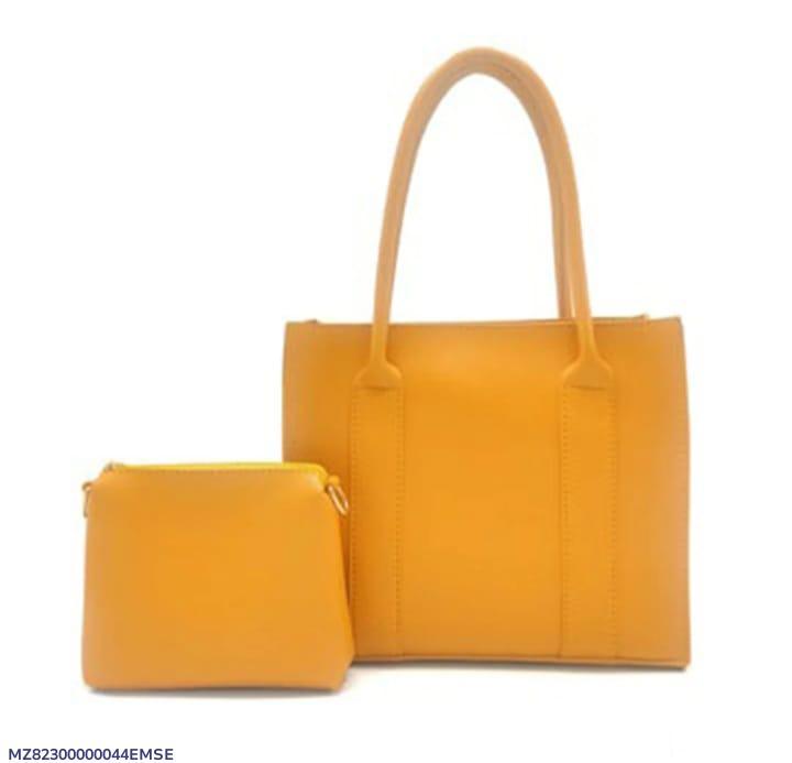 Stylist girl's PU leather handbag set of 2