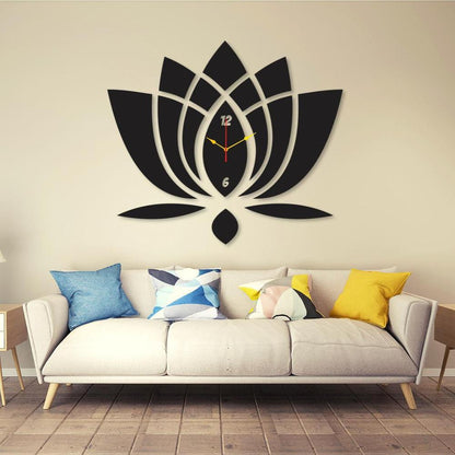 Flower round Analoge wall clock