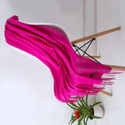 1 PC cashmere plain stole