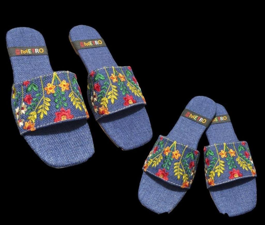 Women's jute formal flats