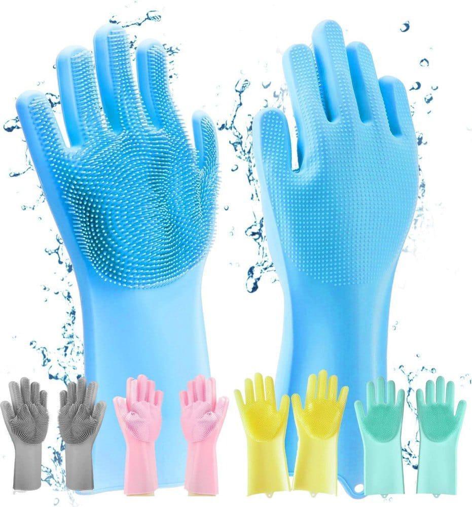 Silicone dish and other washing gloves