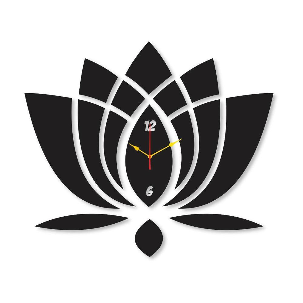 Flower round Analoge wall clock