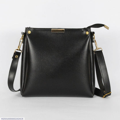 Girl's Rexine plain handbag