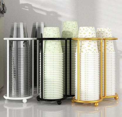 Metal paper cup holder