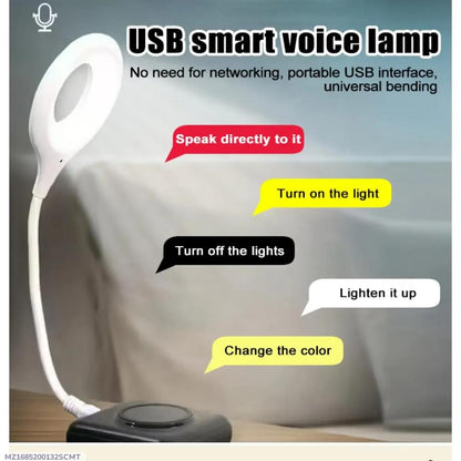 Voice operated LED lamp