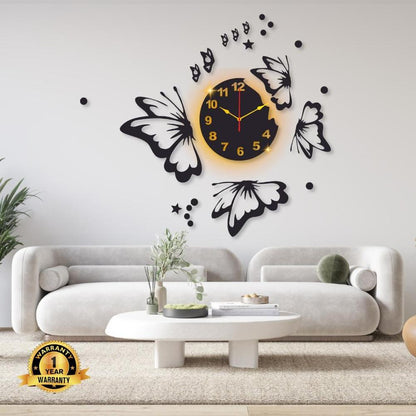 Butterflies design laminated wall art
