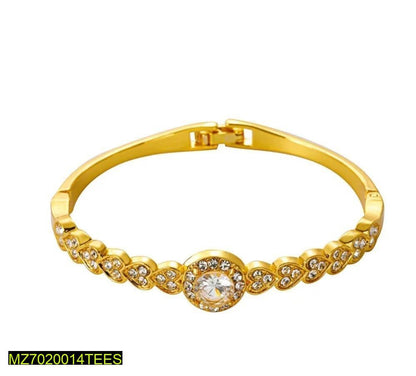 Heart shaped stone bracelet