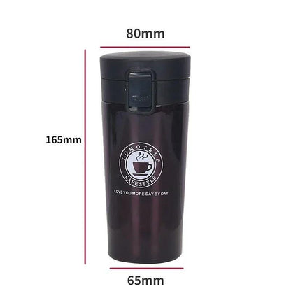 Insulated travel coffee mug
