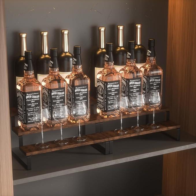 Elegant wooden kitchen rack