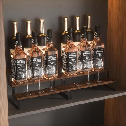 Elegant wooden kitchen rack