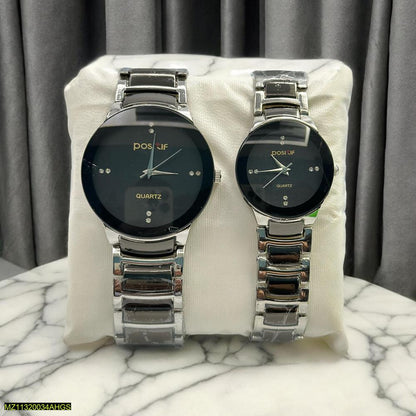 Elegant couple watches