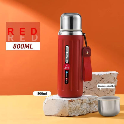 Thermal isolation vacuum water bottle