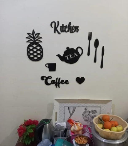Kitchen wooden wall art frame