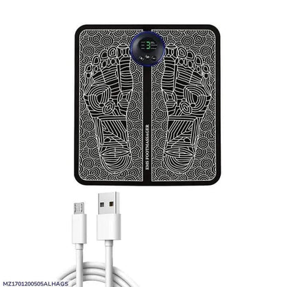 Portable foot massager mat