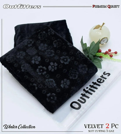 2 PCs women's unstitched sequins suit