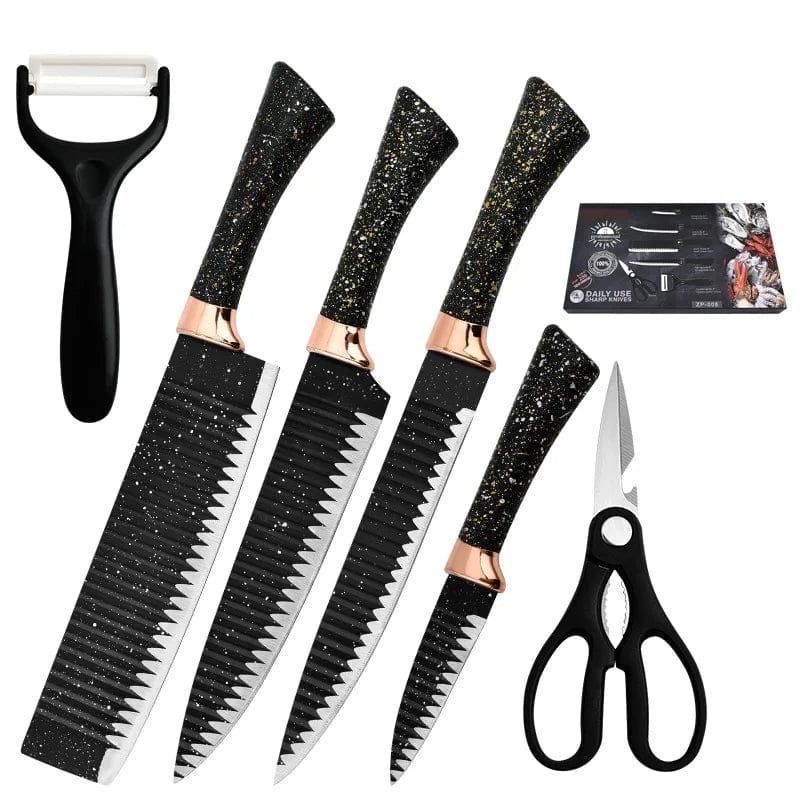 6 pcs knife set