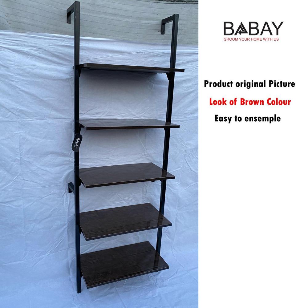 5 layer book shelves rack