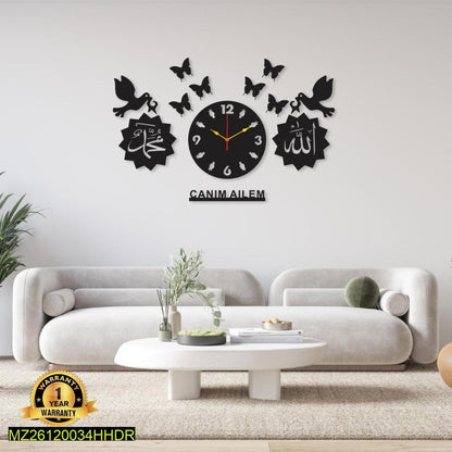 Diy wall clock decoration
