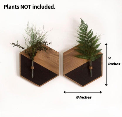 2 PCS MDF WOOD PLANTERS