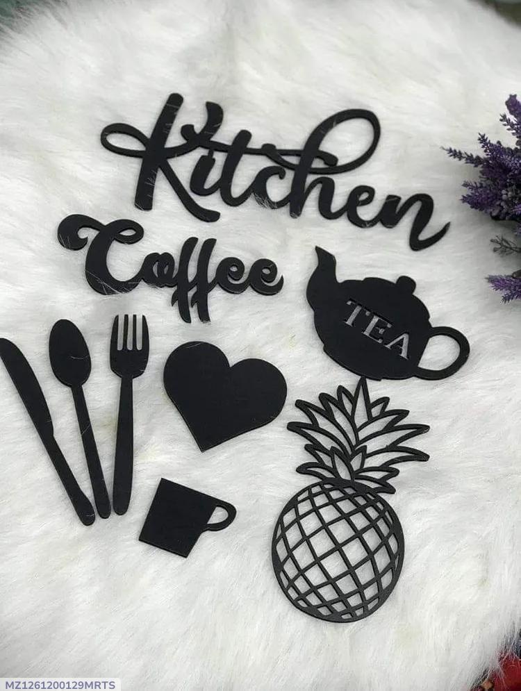 Kitchen wooden wall art frame