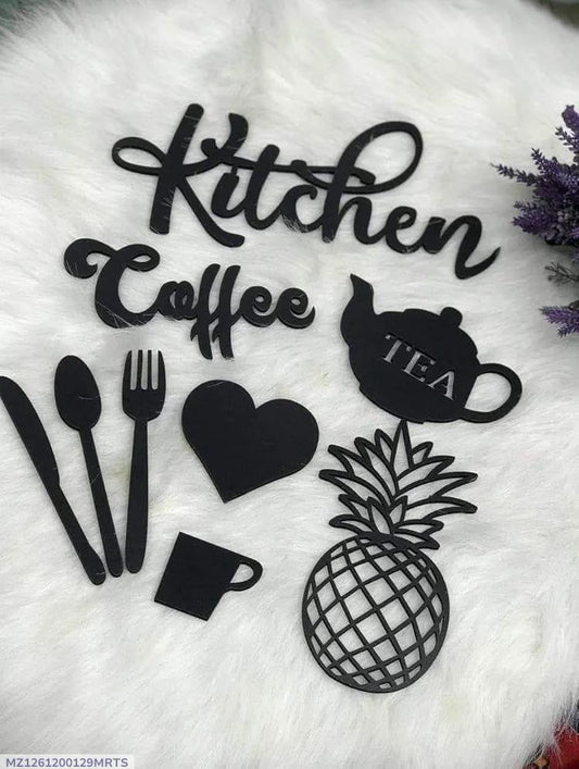 Kitchen wooden wall art frame