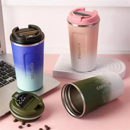 Insulated travel coffee mug