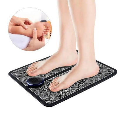 Portable foot massager mat