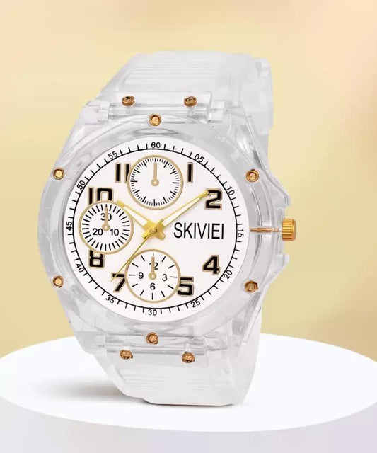 Transparent Analoge watch for men