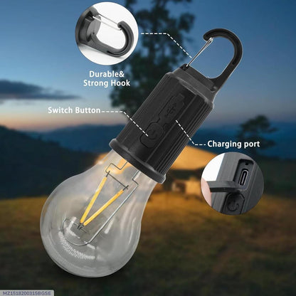 Brighten your space-rechargable LED bulb