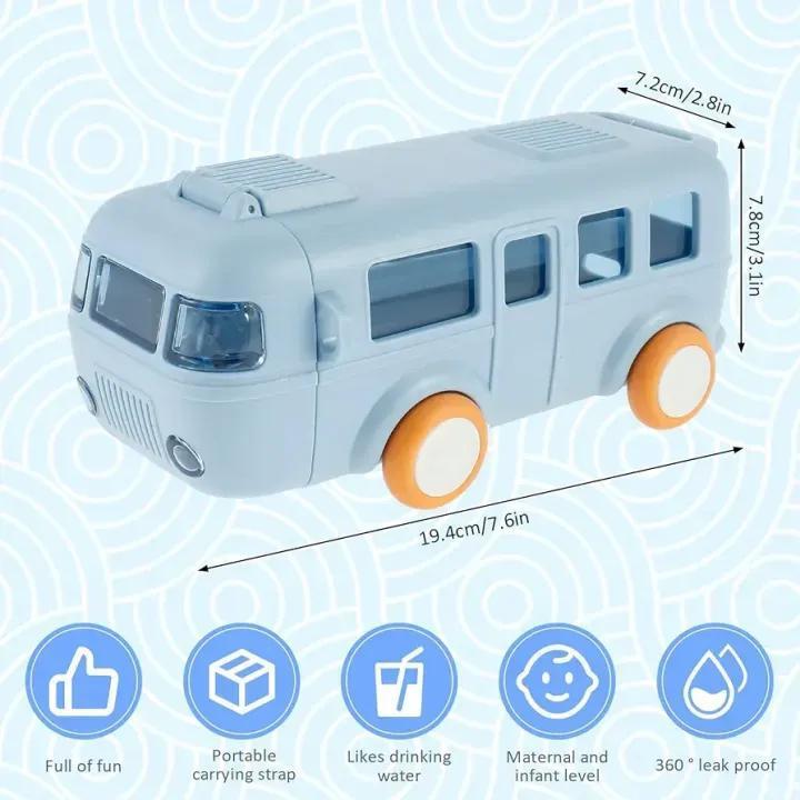 Bus shaped water bottle