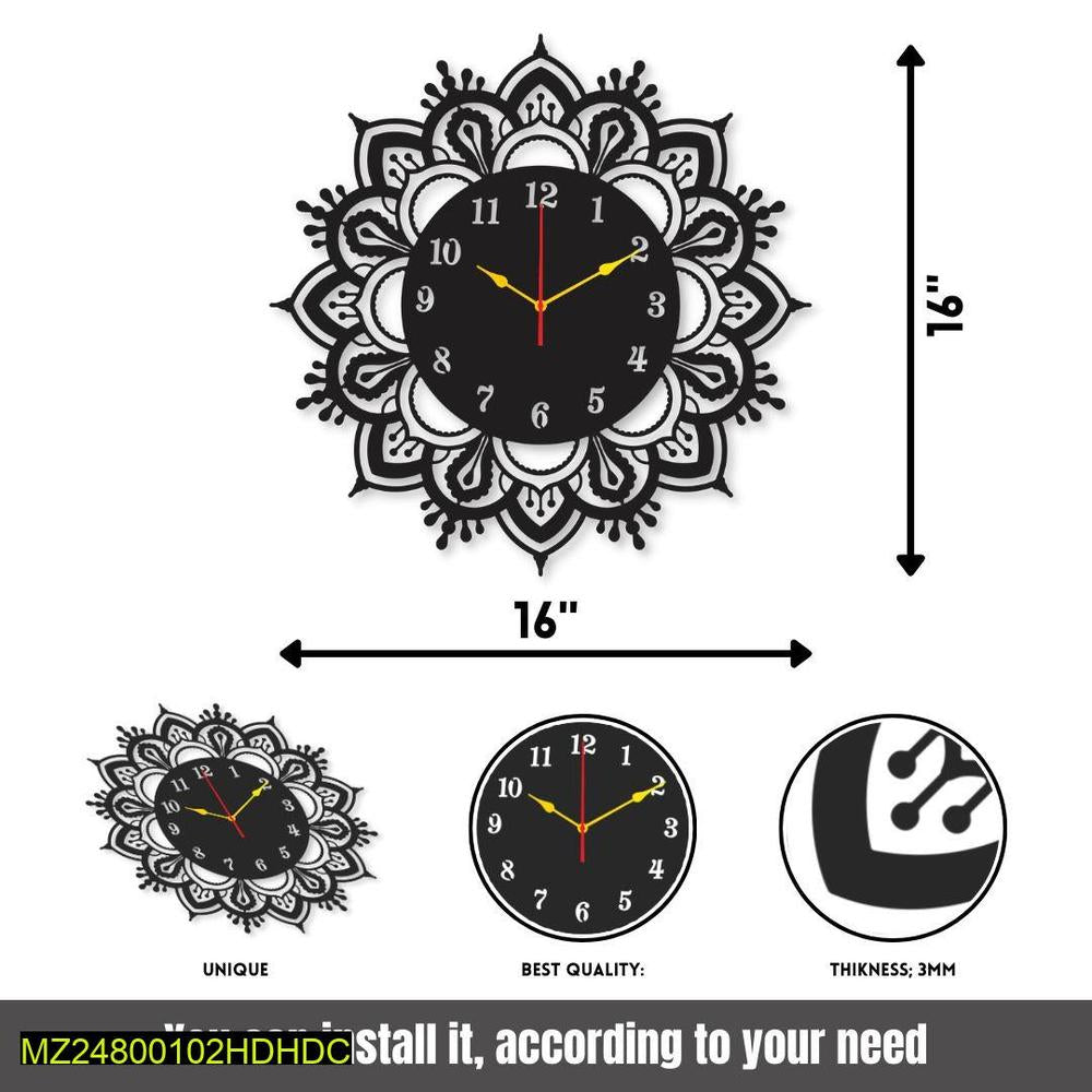 Round wall clock