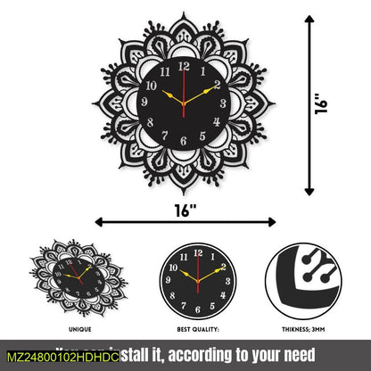 Round wall clock