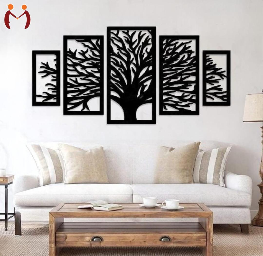 Tree art wooden frame