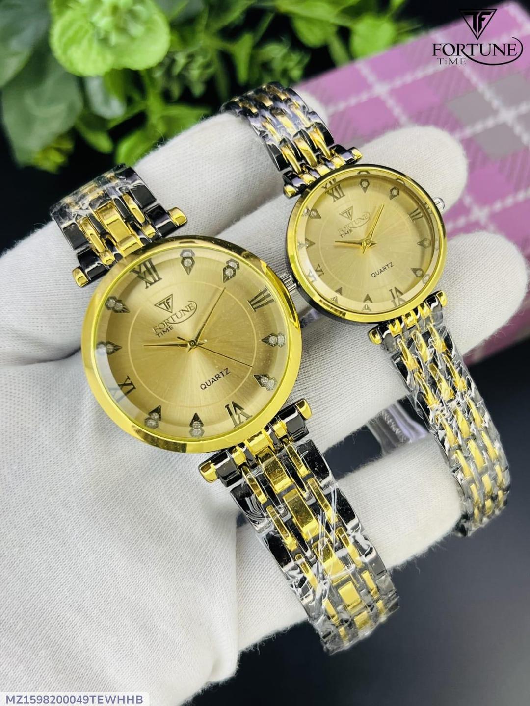 Elegant couple watches