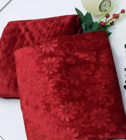 2 PCs women's unstitched sequins suit