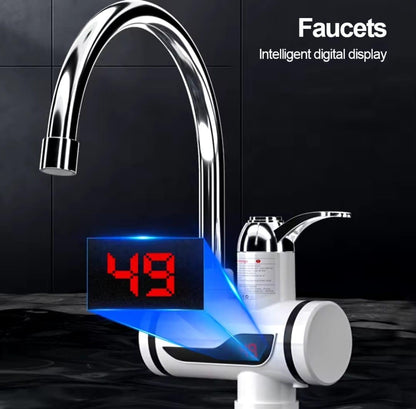 Instant 360° electric water heater tap for kitchen