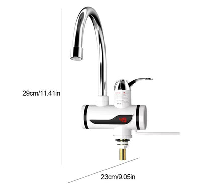 Instant 360° electric water heater tap for kitchen
