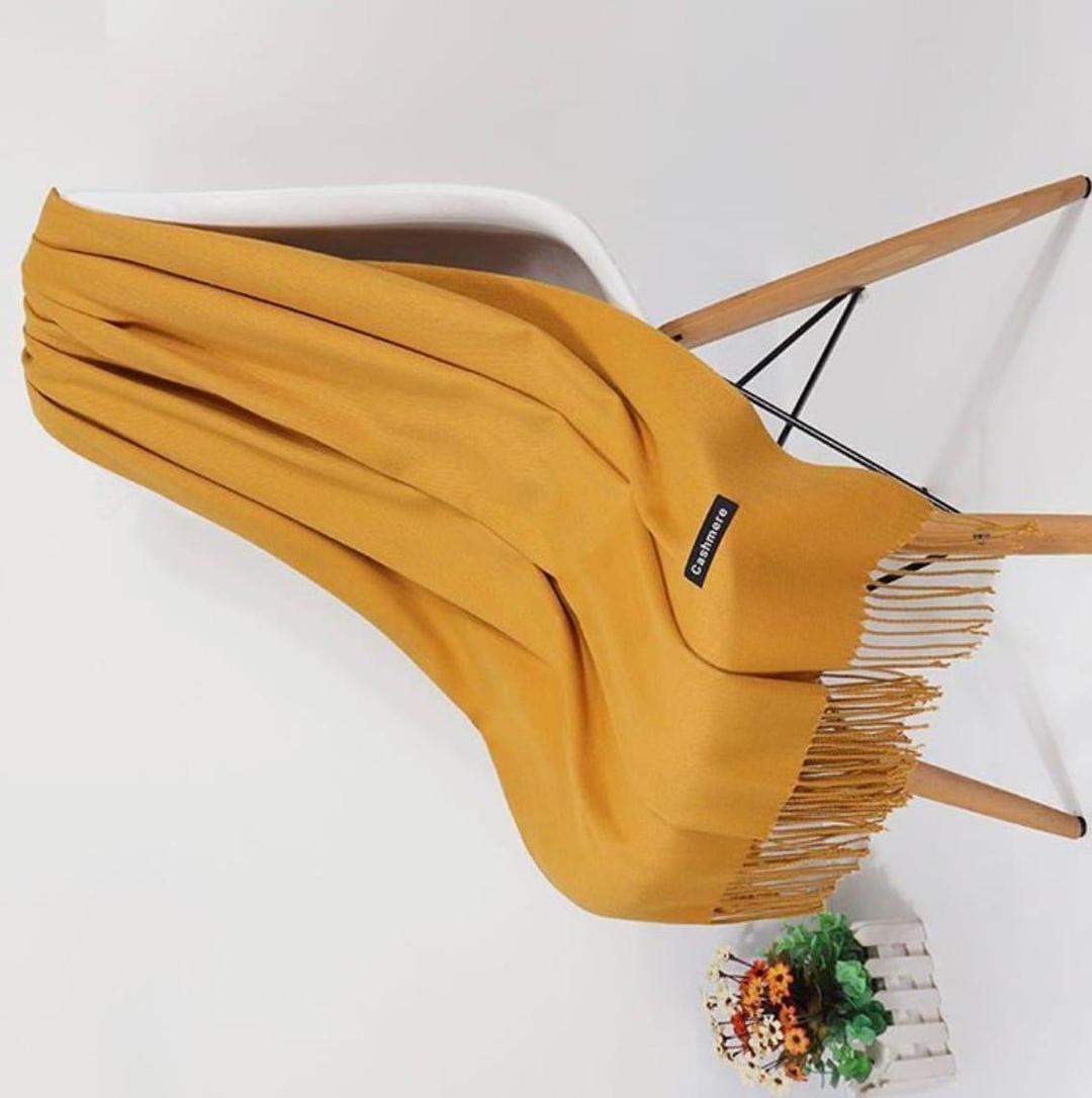 1 PC cashmere plain stole