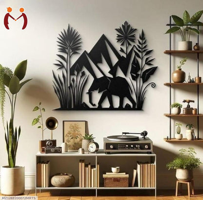 Forest art wooden wall decor