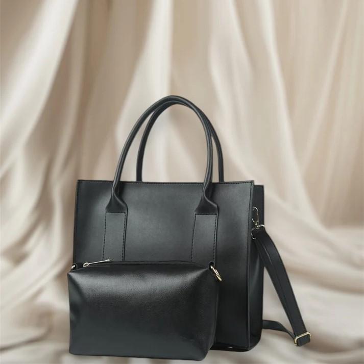 Stylist girl's PU leather handbag set of 2