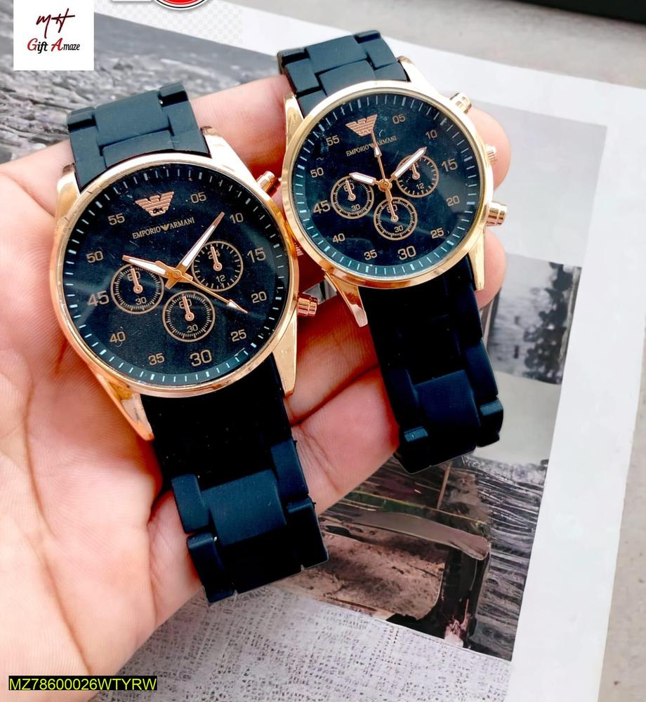 Men's classic Analoge watch pair