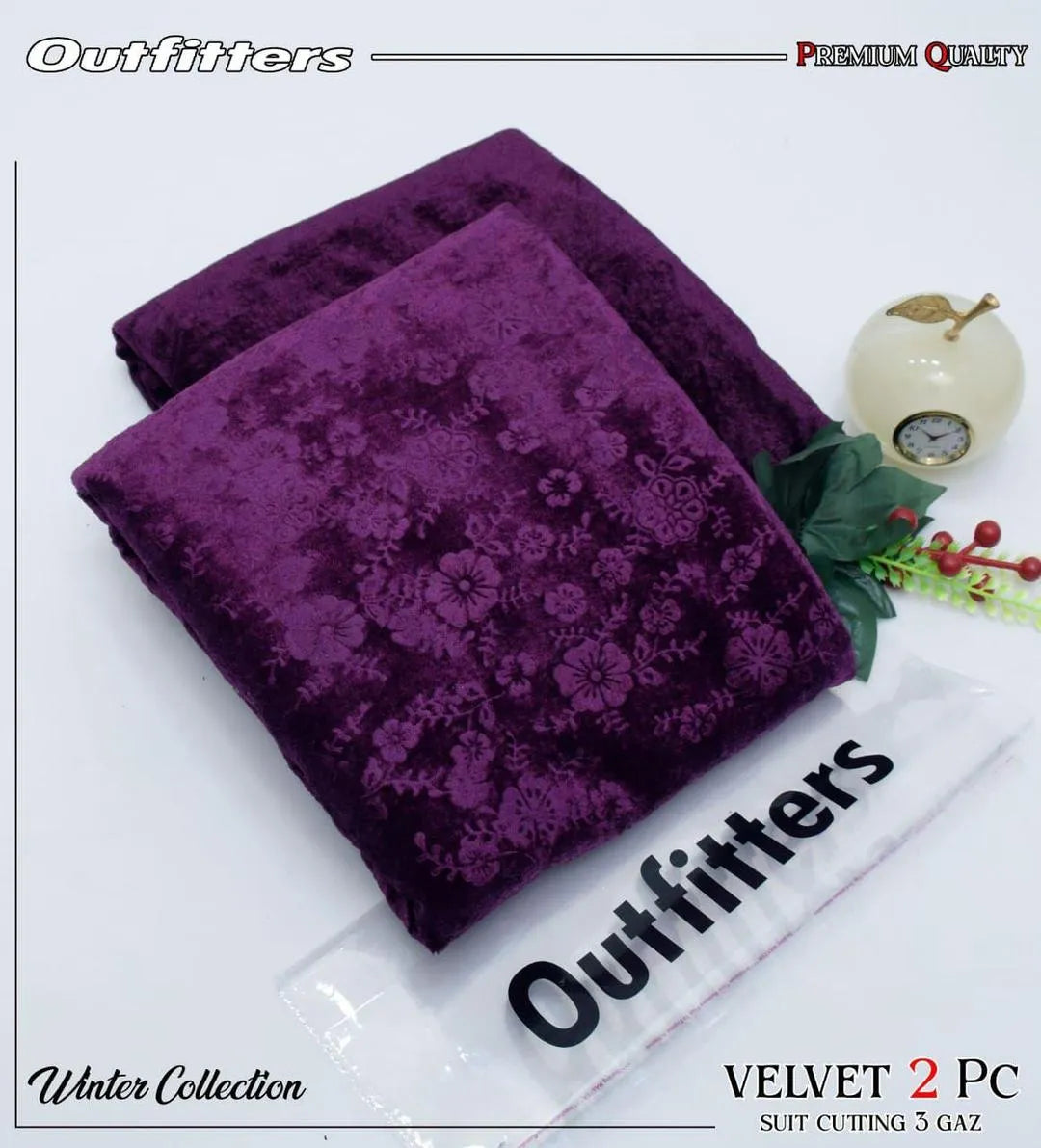 2 PCs women's unstitched sequins suit