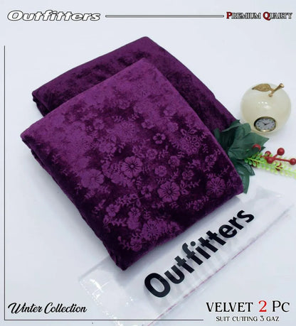 2 PCs women's unstitched sequins suit