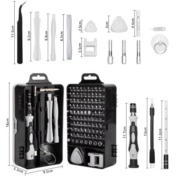 155 in 1 precision magnetic screwdriver set