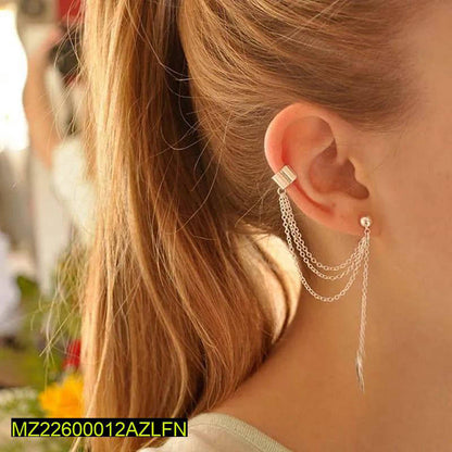 Trendy silver air cuffs