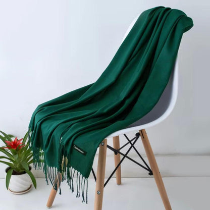 1 PC cashmere plain stole