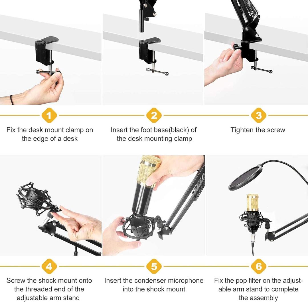 Professional podcast equipment bundle