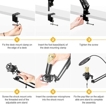 Professional podcast equipment bundle