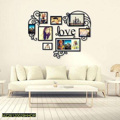 8 frame love wall art